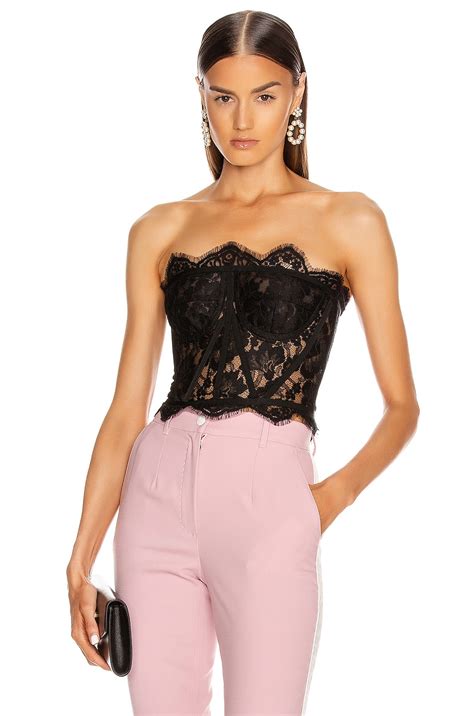 dolce and gabbana bustier top.